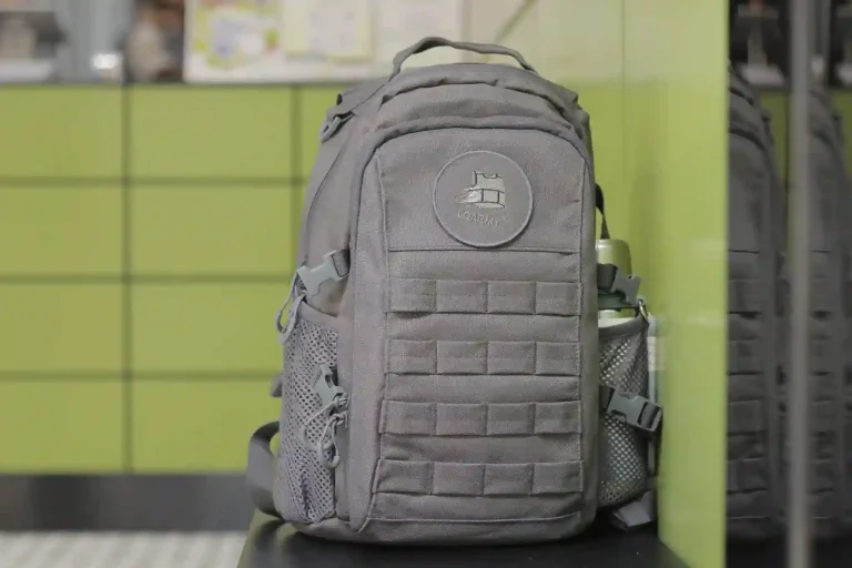 custom tactical backpack gray