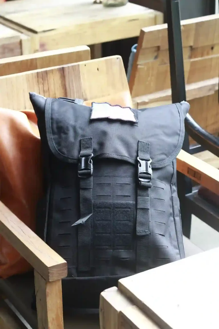 black large tactical backpack