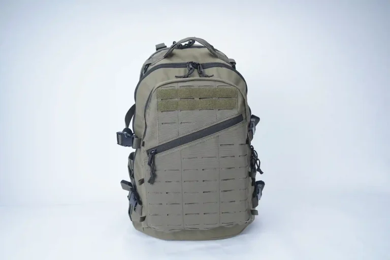 dark green tactical backpack