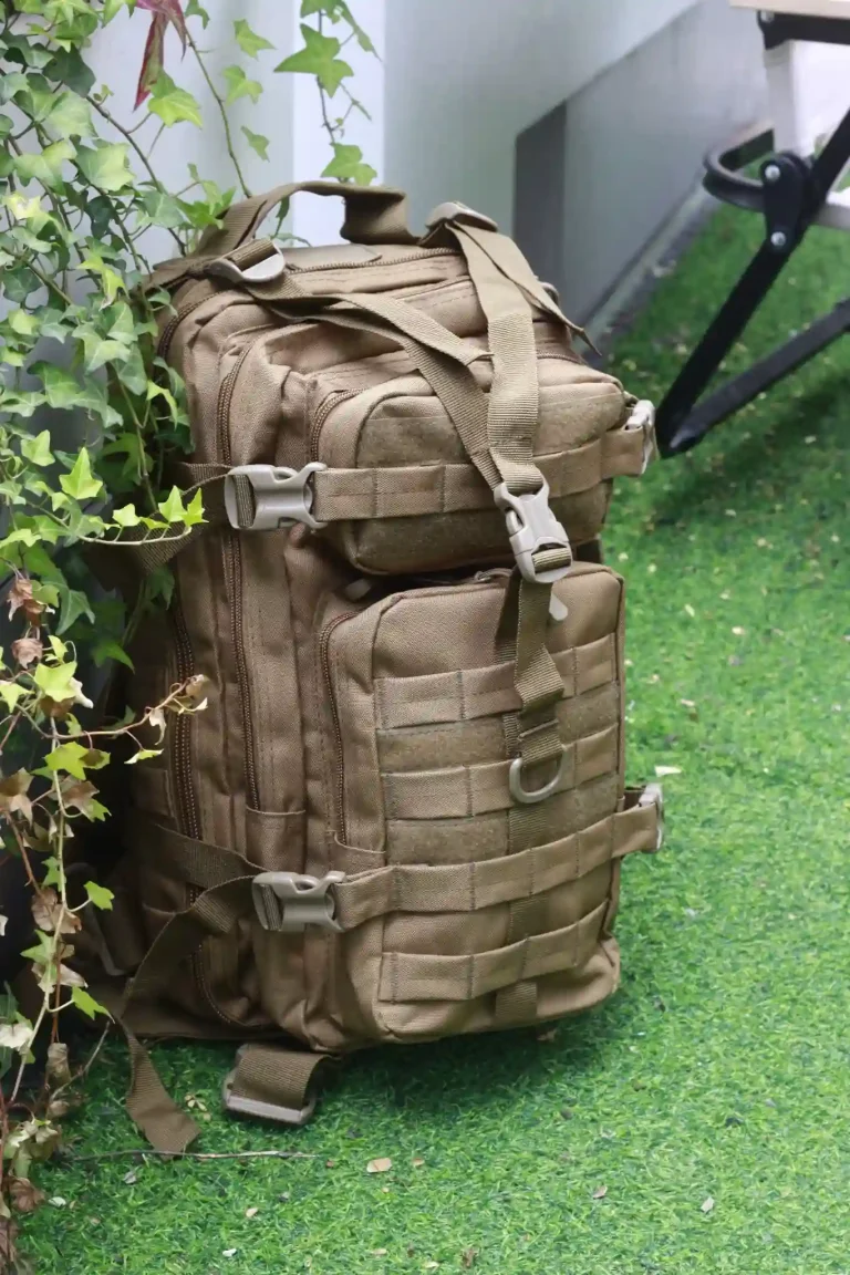 tactical backpack tan