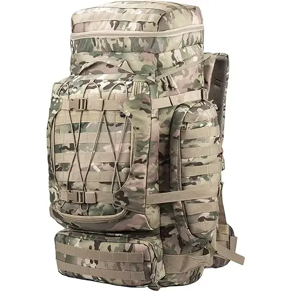 80L Large Military Rucksack with Frame