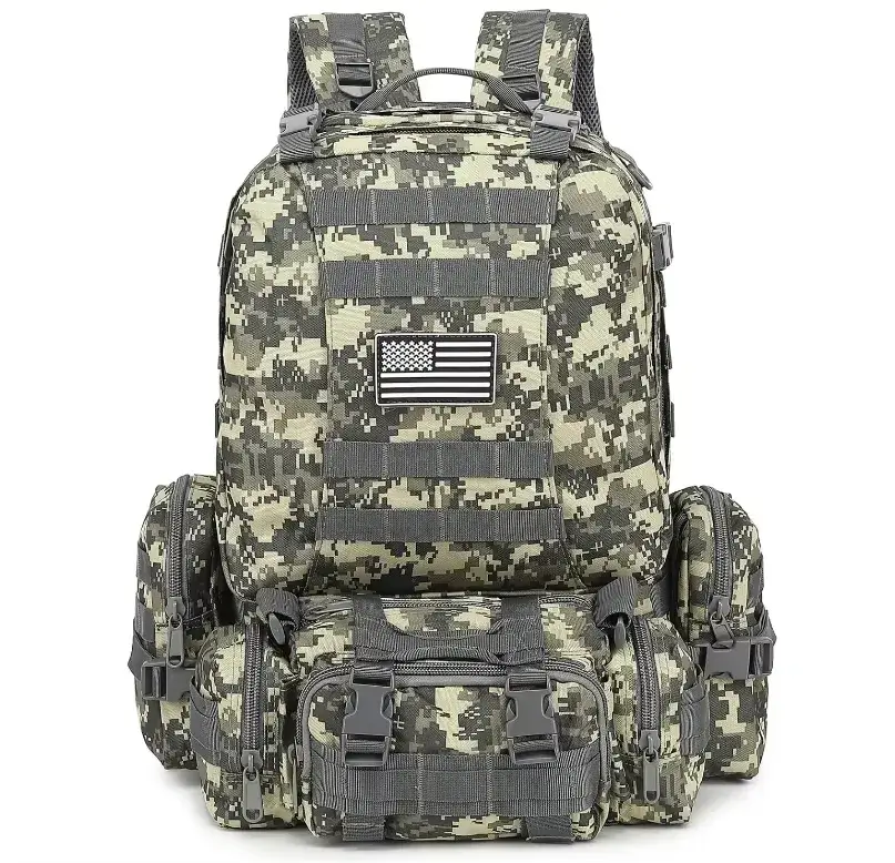 Tactical Hiking Backpack with Detachable Pouches